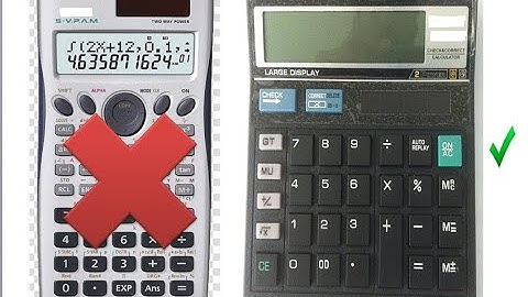 which calculator is allowed in JAIIB CAIIB exam and how to calculate high value and high power