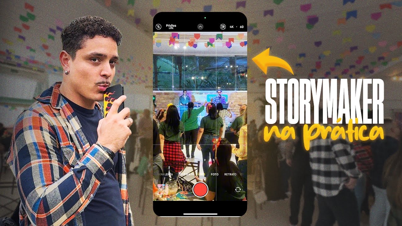 A oportunidade de gravar com o celular | BASTIDORES STORYMAKER