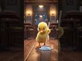 Duck working as a waitress  #FunnyAnimals #DuckLife #CuteAnimals #AIVideo #AnimalComedy