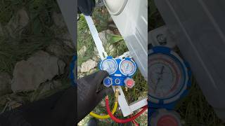 Как заправить кондиционер фреоном? Полная заправка по весам #кондиционер #монтажкондиционера #hvac