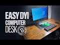 Easy DYI Desk Computer by Design Something