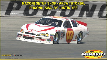 iRacing ARCA Pocono Guide to Qualifying and Race 23S3