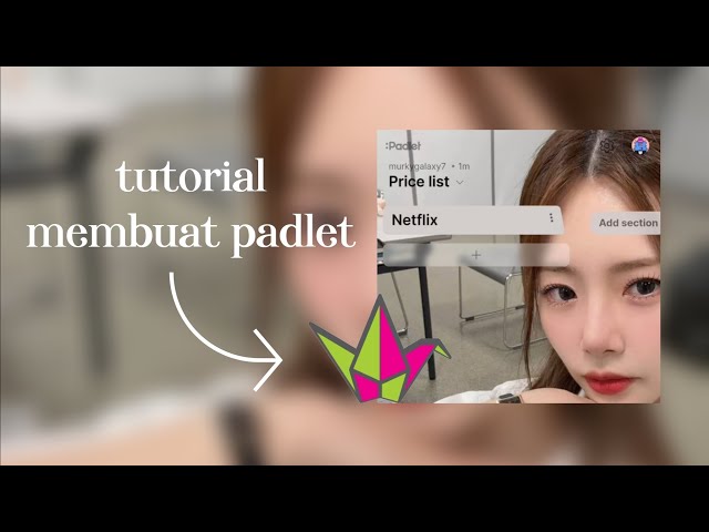 tutorial membuat padlet (price list, testi)