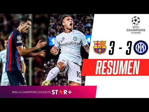 ¡DOBLETE DE TITO, GOLAZO DE LAUTARO Y EMPATE EN UN PARTIDAZO! | Barcelona 3-3 Inter | RESUMEN