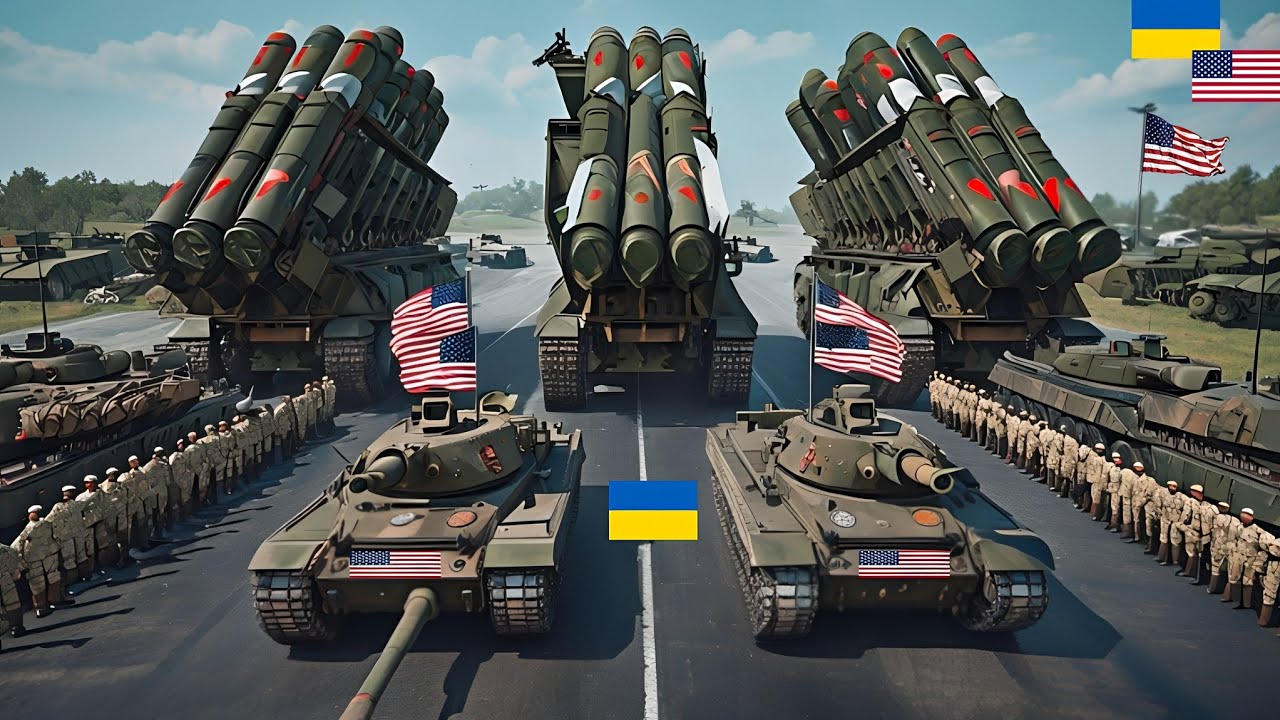 TODAY, April 20th! The US's deadliest monster tank ambushed 10,000 Russian reinforcements.