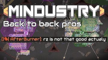 [Mindustry hex pvp] Fighting 2 pros BACK TO BACK