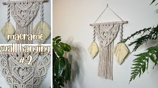 DIY | Macrame | Boho Wall Hanging Series | Part 2 | Easy Tutorial