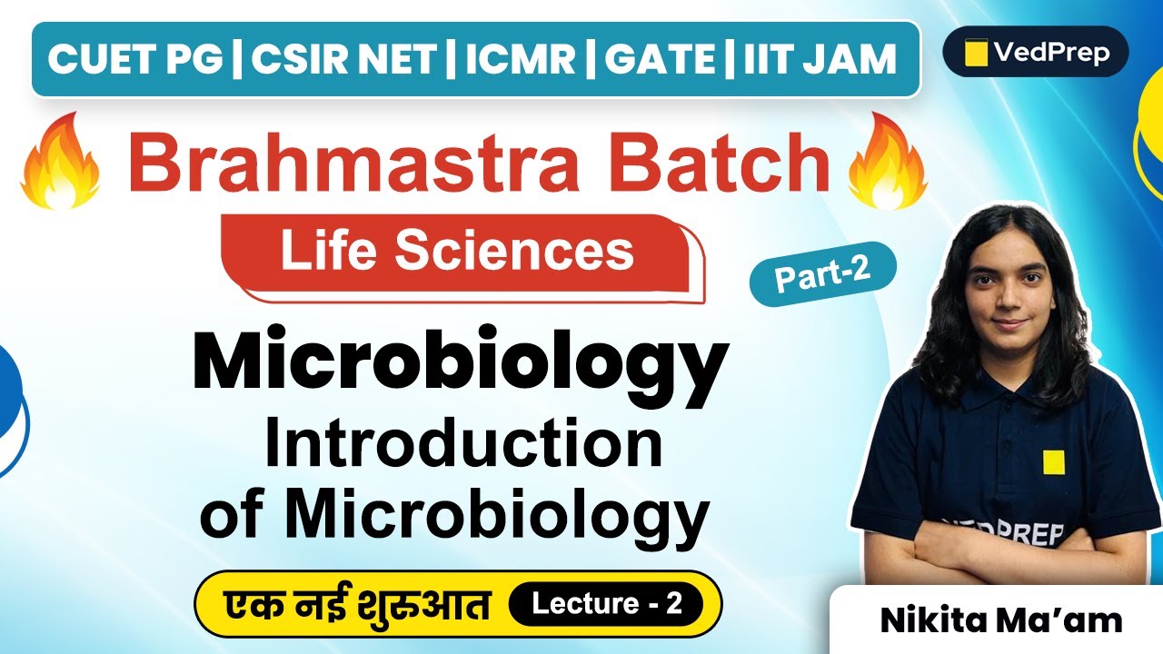 Microbiology | Life Sciences | CUET PG | CSIR NET | ICMR | GATE | IIT JAM | VedPrep Biology Academy
