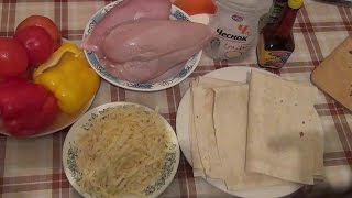 Мои рецепты # 1 /// Куринная грудка с овощами в лаваше Мои рецепты # 1 /// Куринная грудка с овощами в лаваше