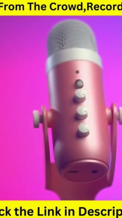 Stand Out From The Crowd,Record Like a Pro.USB Condenser Microphone