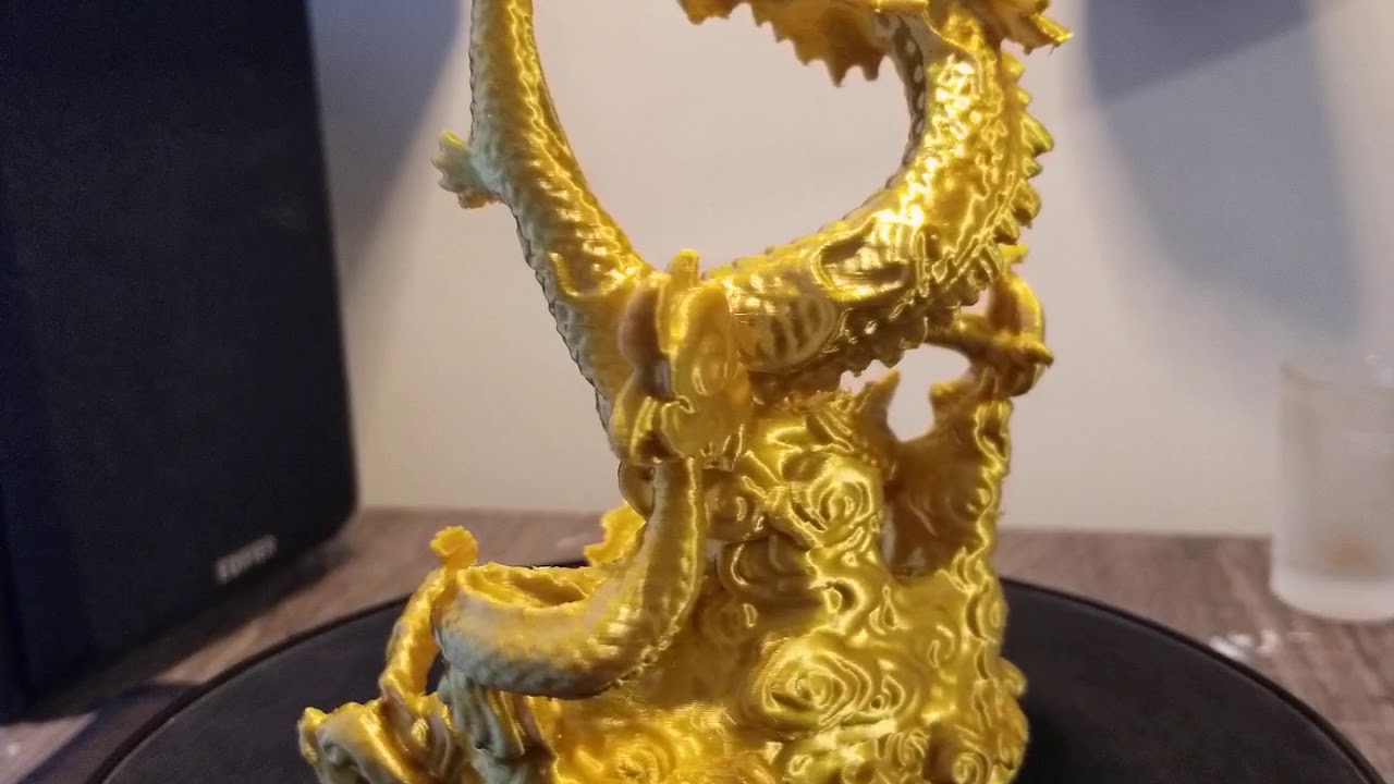 3d printed Chinese dragon 360 YouTube