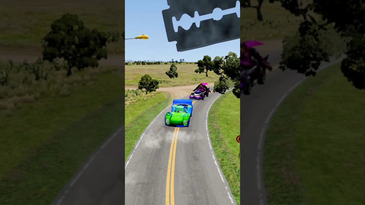 Mix Mcqueen Cars Vs Blade Hammer 