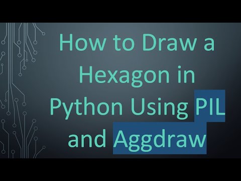 How to Draw a Hexagon in Python Using PIL and Aggdraw