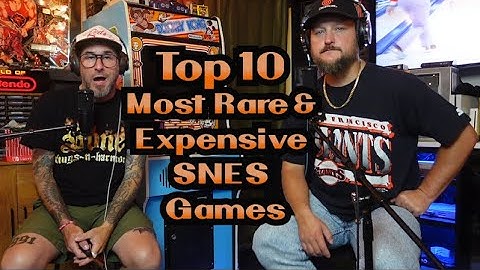 Top 10 Most Rare and Expensive SNES Games