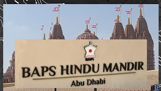 lagest hindu mandir in duabi abu dhabi