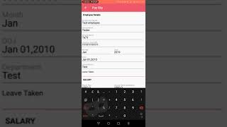Employee Management App || How To Update Employee Details  And SalarySlip