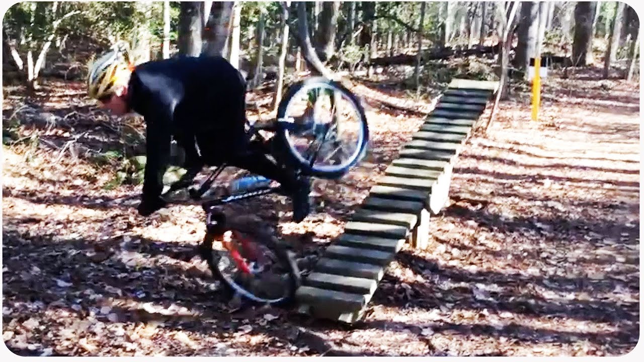 Mountain Bike Teeter Totter Faceplant Balancing Act YouTube