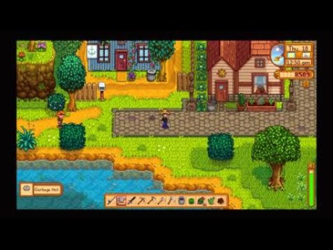 Stardew Valley exploding garbage can