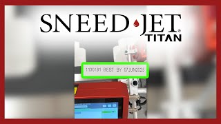 SNEED-JET® Titan Printing Date and Lot Codes on Flattened Boxes