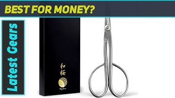 Wazakura Yasugi Stainless Steel Satsuki Bonsai Scissors - Best Japanese Craftsmanship
