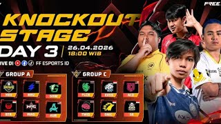 LIVE STREAMING NOBAR | FFWS Sea 2026 Spring - Day 3 - Grup AC