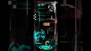 Cool technology neon interface
