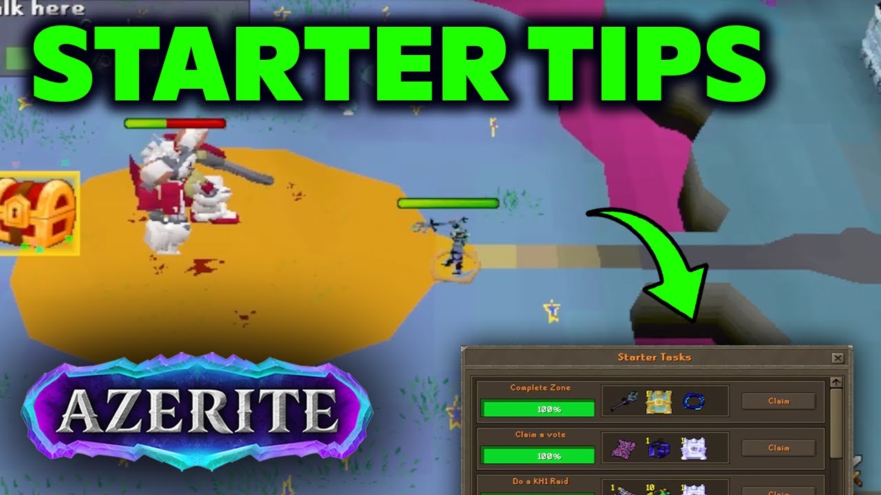 Руководство по начальным задачам в этом *НОВОМ RSPS* [Как начать] Azerite RSPS