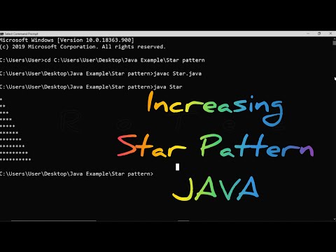 ✨JAVA Star pattern for Beginners (1).✨
