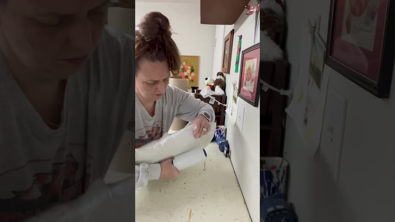 How to package fragile odd shaped items. 