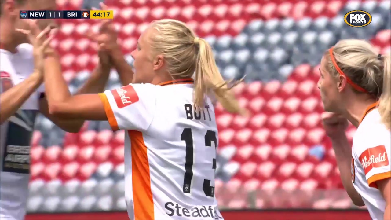 football score Tameka Butt Westfield W-League highlights