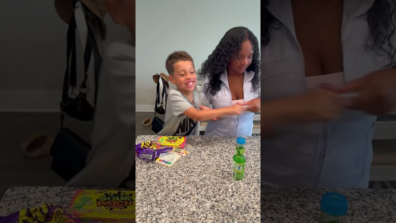Sister FREAKS Out On Brother In Candy Grab Challenge 