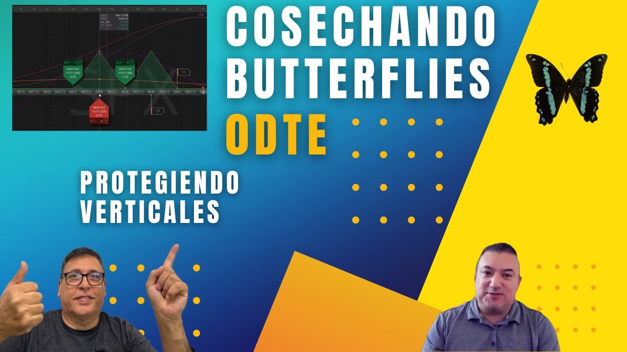 Como bloquear los verticales cosechando Butterflies 0DTE