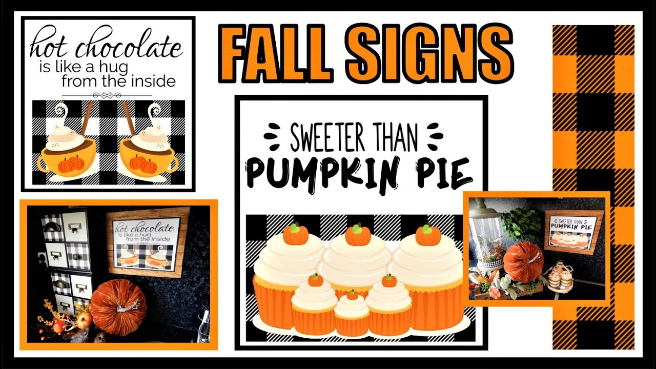 TWO EASY DOLLAR SIGNS II FALL PALLET SIGNS II FARMHOUSE INSPIRED II ...