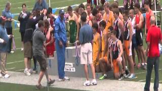 4x800m Relay 2A Final Awards - IHSA State Boys Track Meet 2011