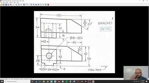 AUTOCAD: CREATING THE BRACKET