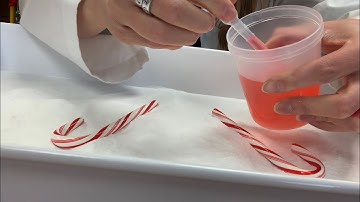 Fizzing Candy Canes Experiment