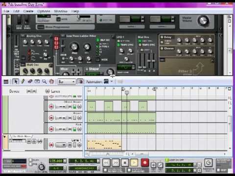 Bassline Tutorial Day 3 Pt 2: Making a Wobble Bass Synth [7 Day Song]