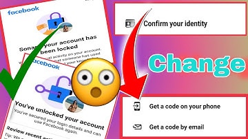 Get a code on your phone || Get a code by email option kaise laye facebook locked account me 2022