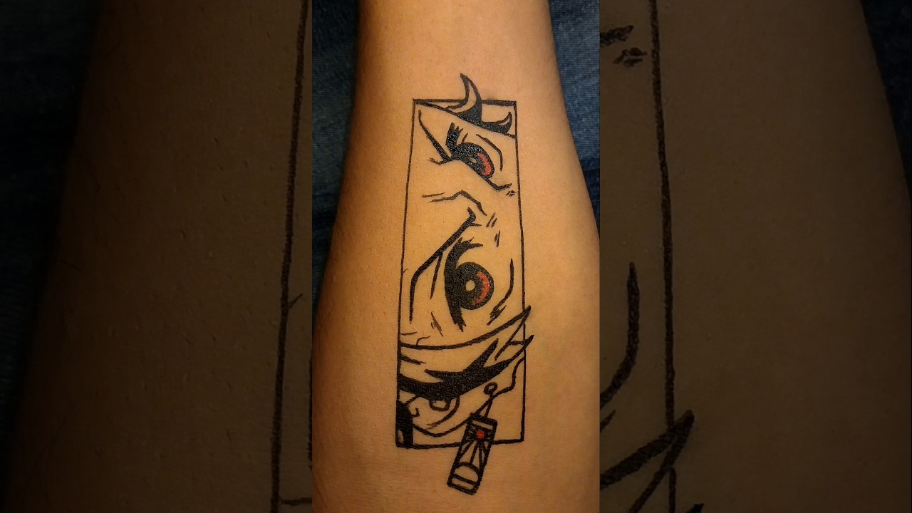Tanjiro Kamado Tattoo | DEMON SLAYER TATTOO | Gel Pen Art....