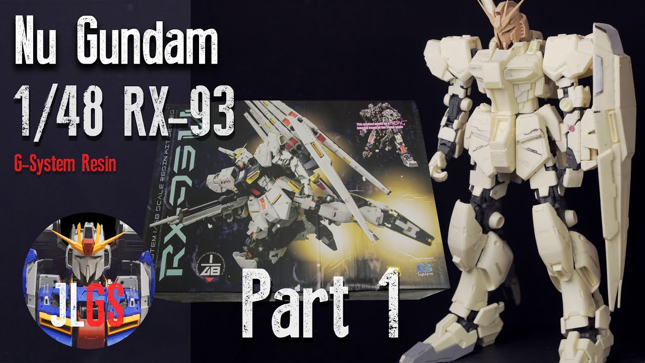 MEGA Size 1/48 Nu Gundam by G-System, Custom Gunpla Painting