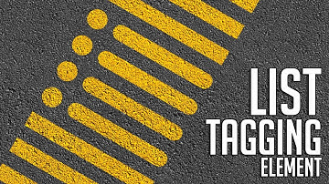 Template designer: List tagging element