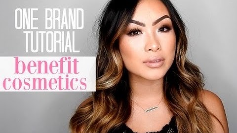 One Brand Tutorial: Benefit Cosmetics - Bronze Smokey Eye (Hoola, #benefitbrows) | Diana Quach