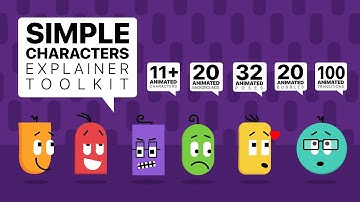 Simple Characters Explainer Toolkit (After Effects Template)