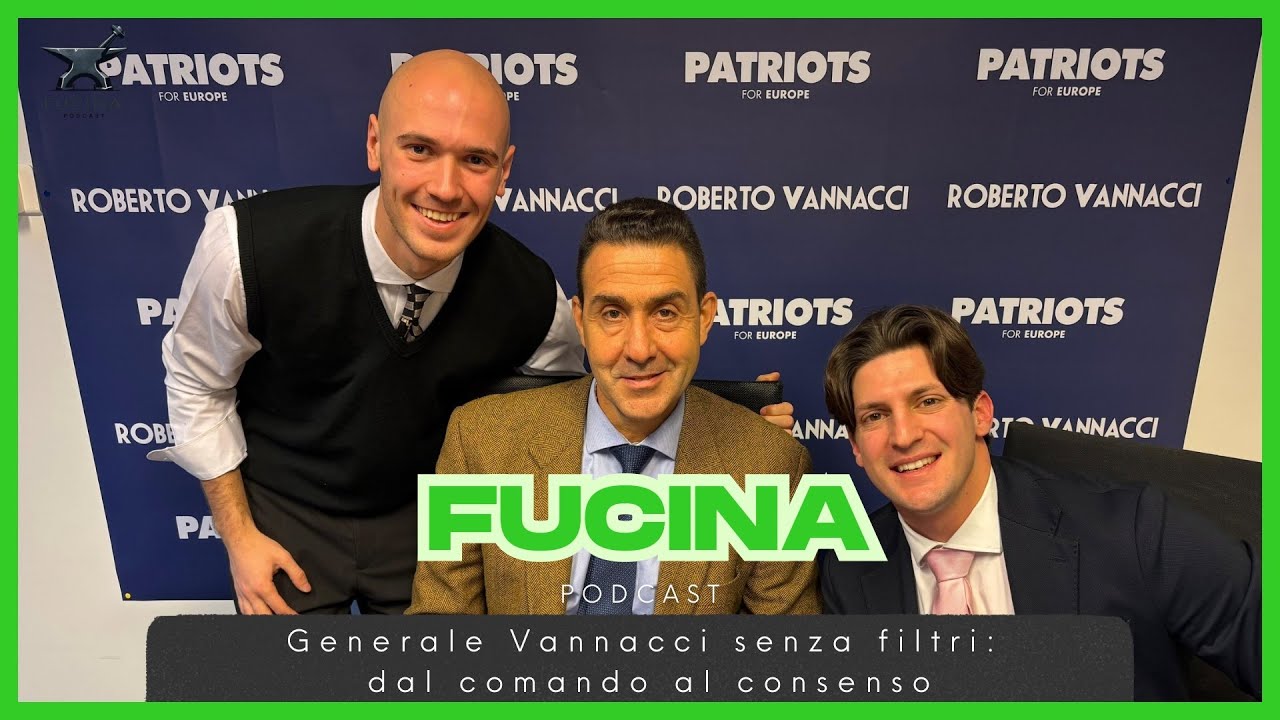Fucina Podcast - Episodio 13 - Generale Vannacci senza filtri: dal comando al consenso
