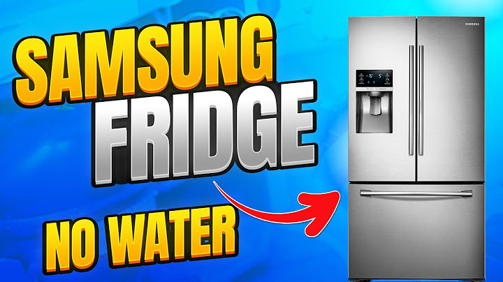 What causes refrigerator water dispenser to stop working