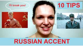 How to imitate a Russian accent  Русский акцент