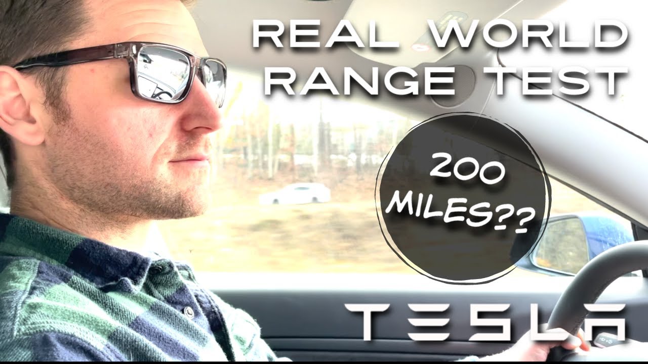 2021 Tesla Model 3 Standard Range Plus 75 Mph Real World Highway Range 