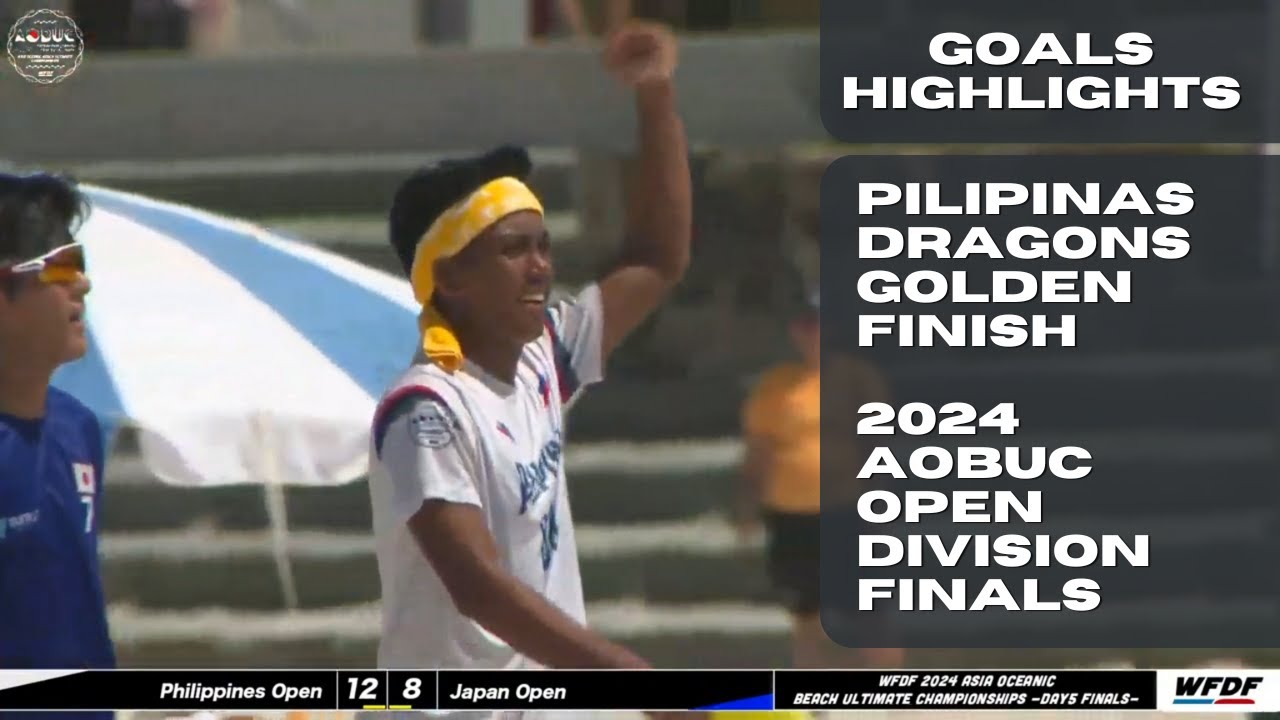 Pilipinas Ultimate 2024 AOBUC2024 Open Division Champions! (PHI vs JPN FINALS HIGHLIGHTS