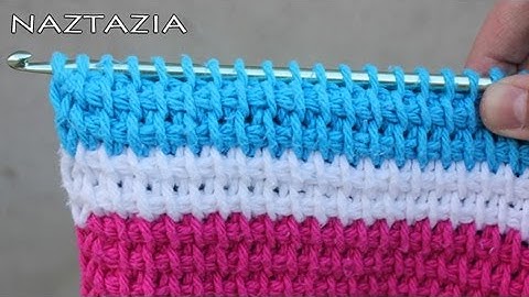 HOW to TUNISIAN CROCHET - Beginner Tunisian, Tunisia, Afghan Simple Stitch, TSS, Tunecino