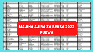 MAJINA YA WALIOCHAGULIWA SENSA MKOA WA RUKWA 2022/WALIOCHAGULIWA SENSA 2022 MAJINA YOTE MAJINA YA WALIOCHAGULIWA SENSA MKOA WA RUKWA 2022/WALIOCHAGULIWA SENSA 2022 MAJINA YOTE